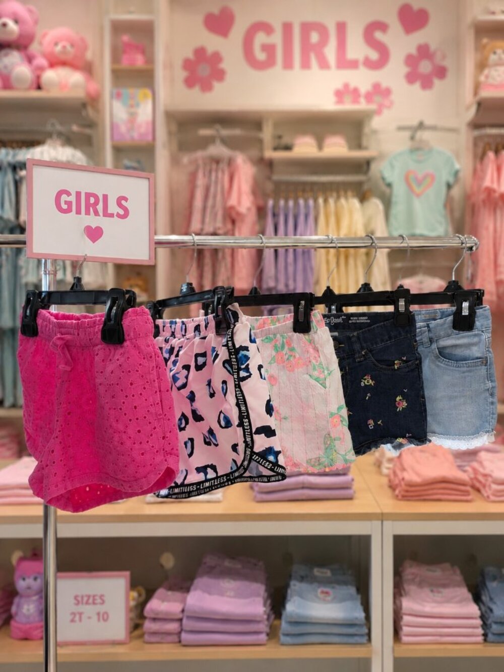 Set of 5 Girls' Shorts  Mix & Match Bundle size 4 5 y